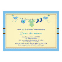 Layette Clothing Line Baby Shower Invitation