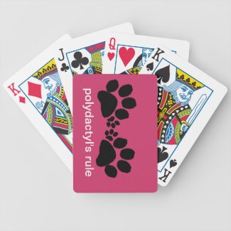 laying cards - Polydactyl&#39;s rule Bicycle Card Deck