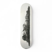 laying woman skateboards