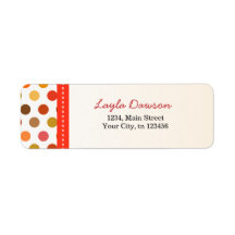 Layla Return Adress Labels