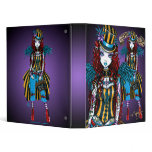 "Layla" Steampunk Circus Tattoo Sideshow Binder