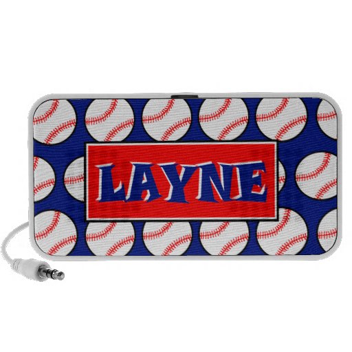 Layne's Baseball Doodle Travelling Speaker
