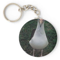 Laysan albatross standing keychain
