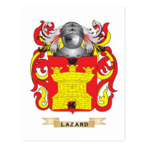 Lazard Coat of Arms (Family Crest) Post Card