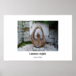 Lazarzu wyjdz Sculpture Poster