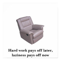 Laziness poster posters