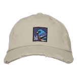 Lazuli Bunting embroidered hats