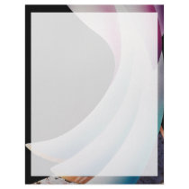 Lazy blue letterhead