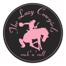 Lazy Cowgirls sticker - large