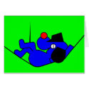 Lazy Dog - blue cards