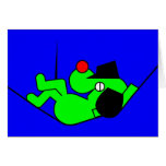 Lazy Dog - green Card