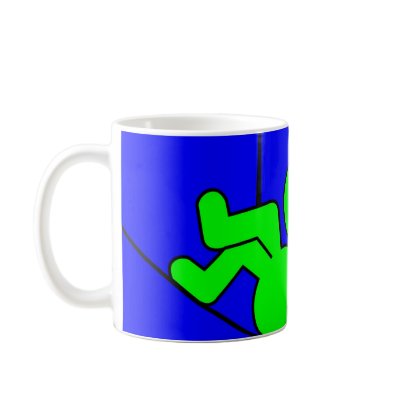 Lazy Dog - green Mug by lonvig