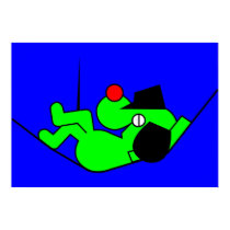 Lazy Dog - green posters by lonvig Lazy Dog - green posters