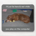 Lazy Dog mousepads