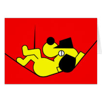 Lazy Dog - yellow cards by lonvig Lazy Dog - yellow cards