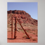 Lazy Fence Print