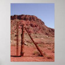 Lazy Fence Print