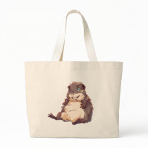 Lazy Guinea Pig Canvas Bags