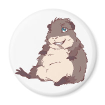Lazy Guinea-Pig magnets by Fany001 Lazy Guinea-Pig magnets