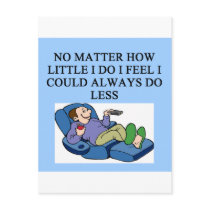 lazy guy postcards