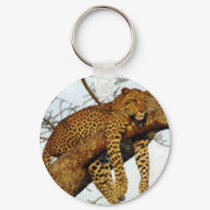 Lazy Leopard in a Tree Key Chain keychains by LillMissGudyTwoShuz Lazy Leopard in a Tree Key Chain keychains