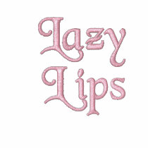 Lazy Lips embroidered shirts by Therealgloster Lazy Lips embroidered shirts