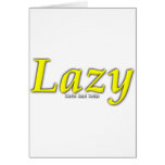 Lazy Logo Greeting Cards