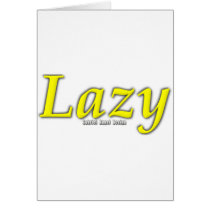 Lazy Logo cards