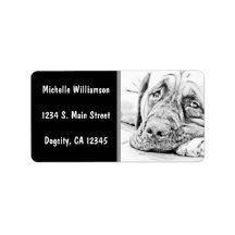Lazy Mastiff Custom Address Labels