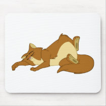 Lazy Sleeping Cat mousepads