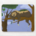 Lazy Sloth Mousepad