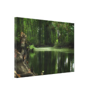 Lazy Southern River Canvas Print wrappedcanvas