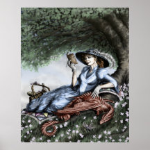 Lazy Summer Reading Print