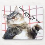 Lazy Tuffy Cat mousepads