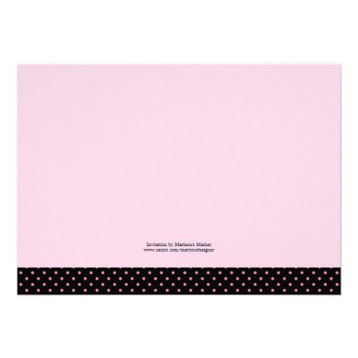 LBD Bridal Shower Invitation