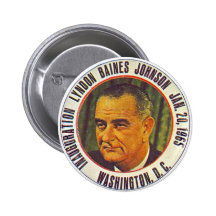 LBJ Inauguration 1965 - Button