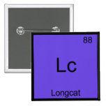 Lc - Longcat Funny Chemistry Symbol Meme T-Shirt Pins