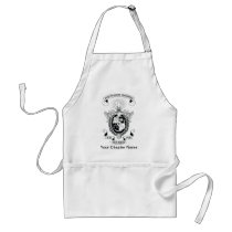 LCA Coat of Arms B+W Aprons