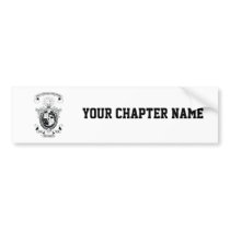 LCA Coat of Arms B+W Bumper Sticker