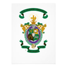 LCA Coat of Arms Color Custom Invitation