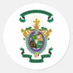 LCA Coat of Arms Color Round Stickers