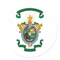 LCA Coat of Arms Color Round Stickers