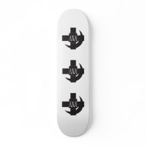 LCA Friendship Pin B+W Skate Deck
