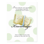 LDS YW Value Card - Knowledge Post Cards