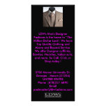 LDW's Men's Designer Fashions Rack Card Design