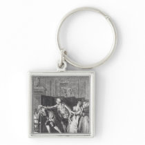 Le Baron chassa Candide du Chateau Key Chains