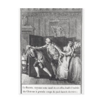 Le Baron chassa Candide du Chateau Post Card