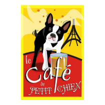 Le Cafe de Petit Chien (jour) posters