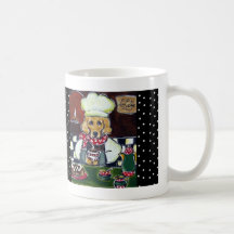 Le Cafe Golden Retriever Mug
