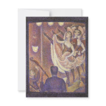 Le Chahut, The Can-Can by George Pierre Seurat Custom Announcement